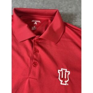 Indiana University Men's Polo Shirt Antigua XL Red  Outdoor